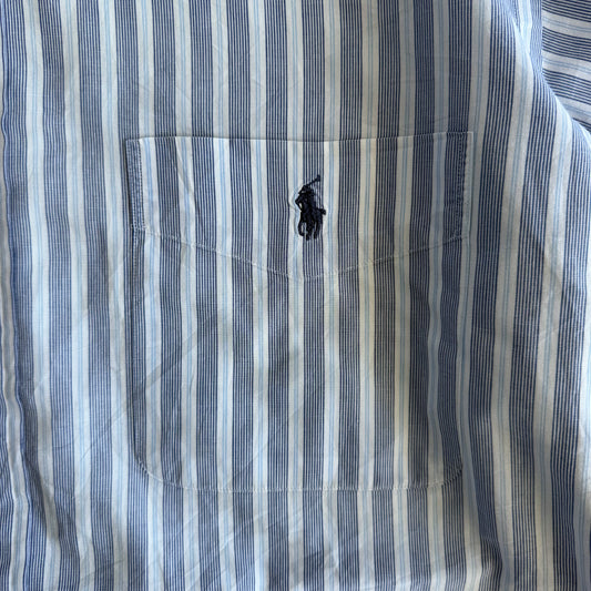 Ralph Lauren Striped Button Up Shirt - XL