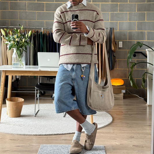 Ralph Lauren Striped Lambswool Knit - Large