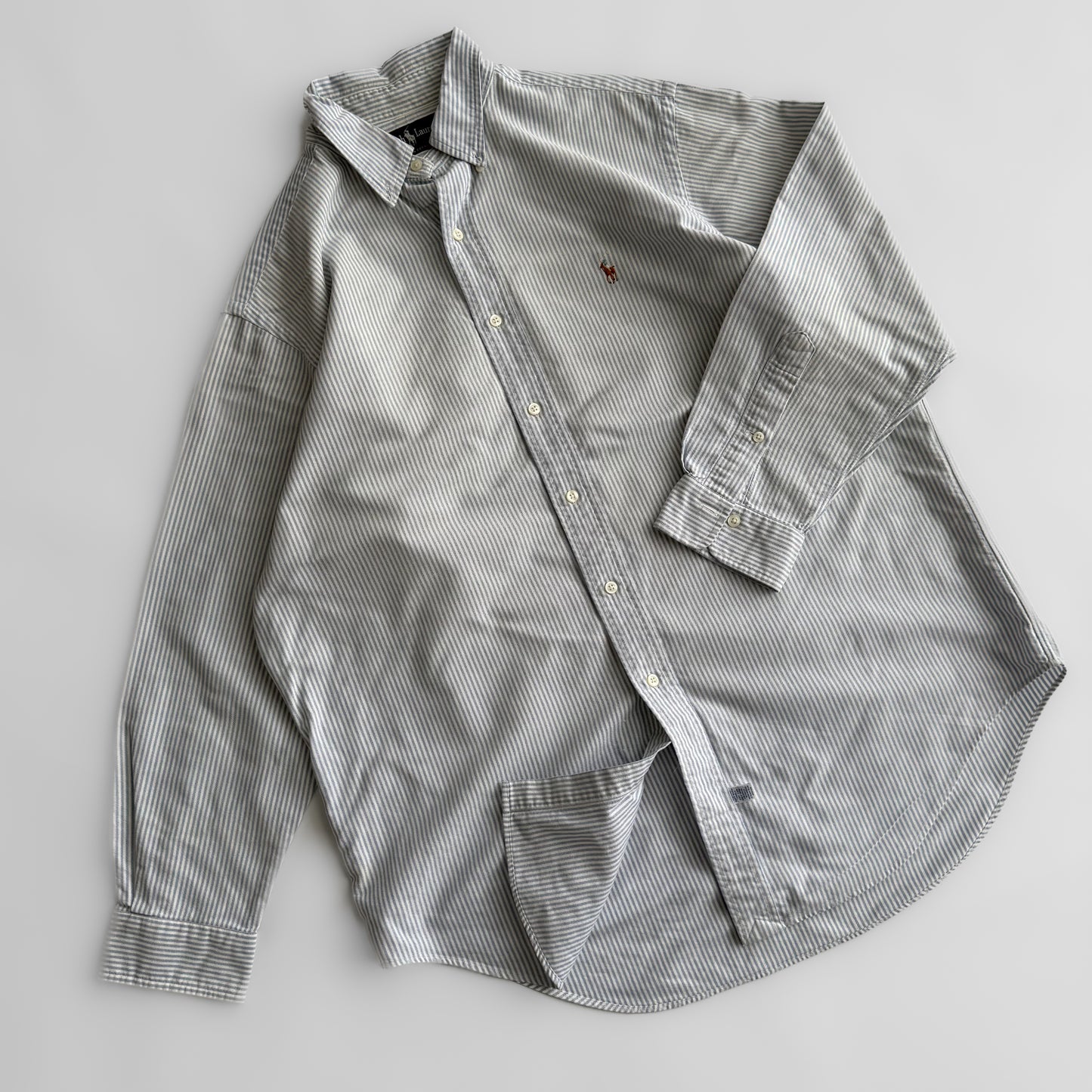 Ralph Lauren Striped Button Up Shirt - XL