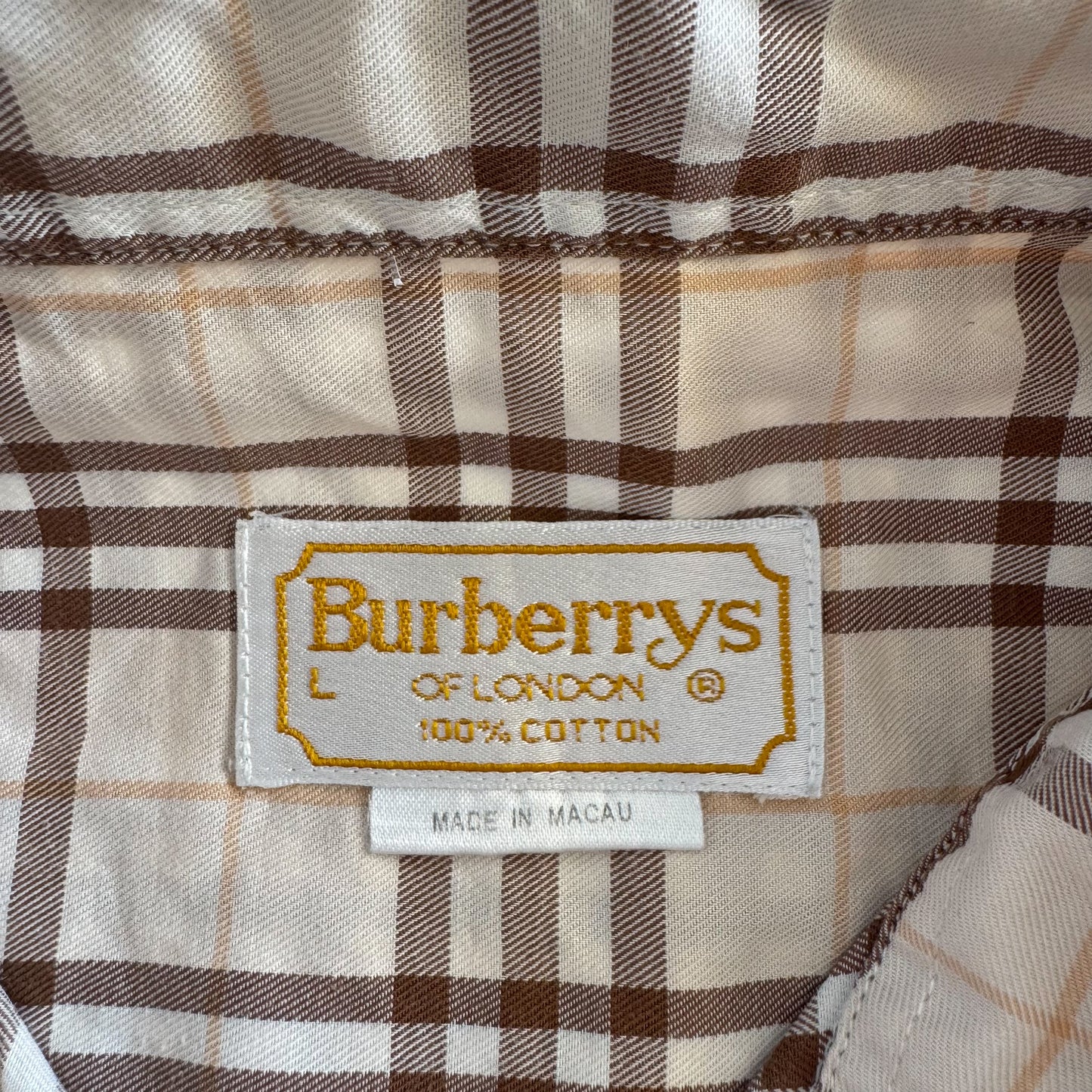 Burberry Button Up - Large