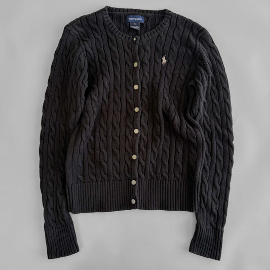 Ralph Lauren Cable Knit Cardigan - Small