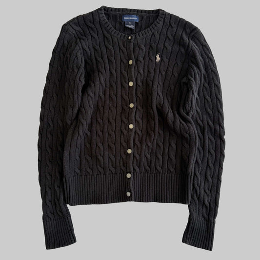 Ralph Lauren Cable Knit Cardigan - Small
