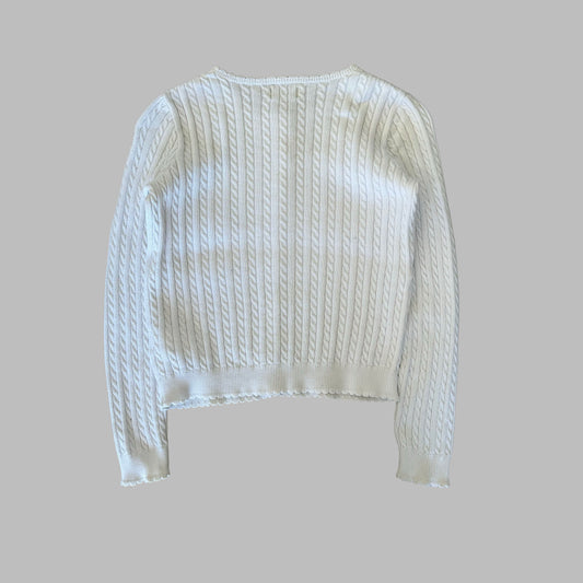 Ralph Lauren Cable Knit Cardigan - Large