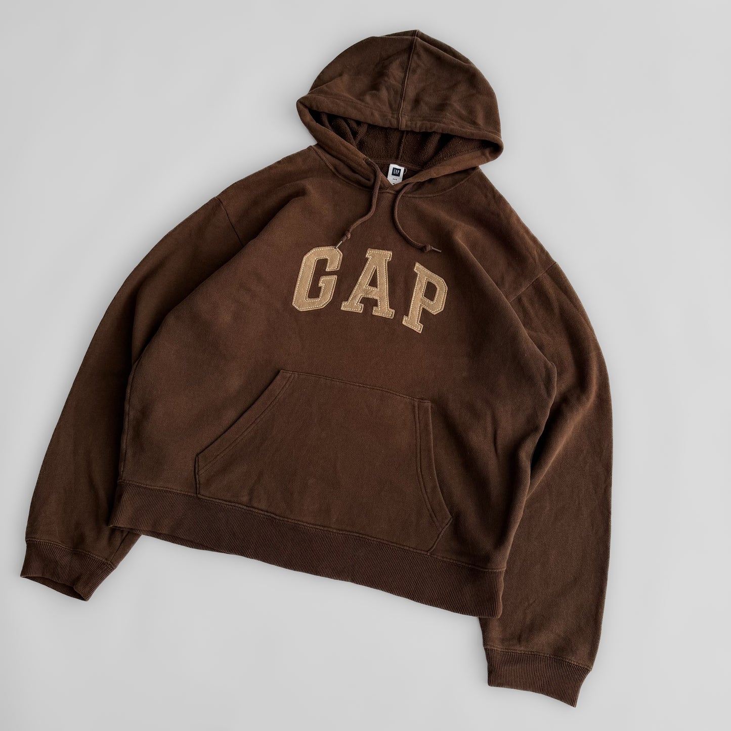 Chocolate Brown Gap Hoodie - Medium