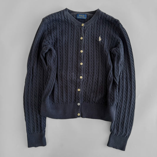 Ralph Lauren Cable Knit Cardigan - Small