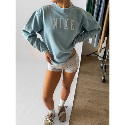Y2K Nike Spell Out Sweatshirt - S