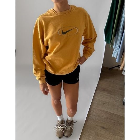 90s Nike Centre Swoosh Sweatshirt - S