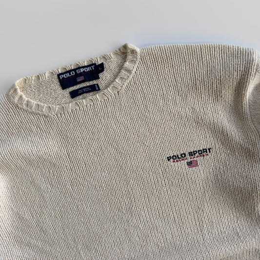 Polo Sport Heavy Knit Sweater - Large