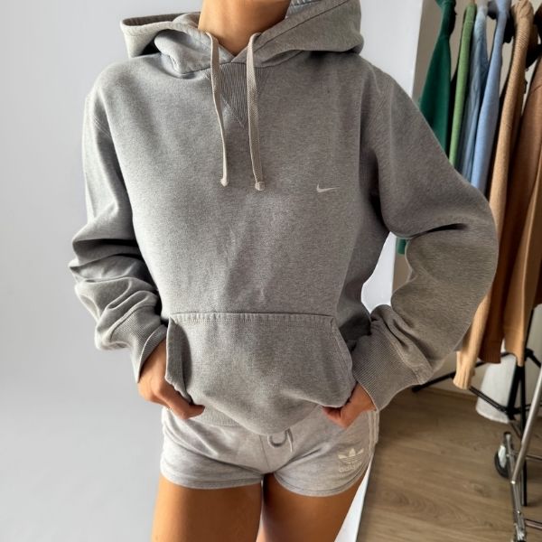 Y2K Nike Single Swoosh Hoodie - M
