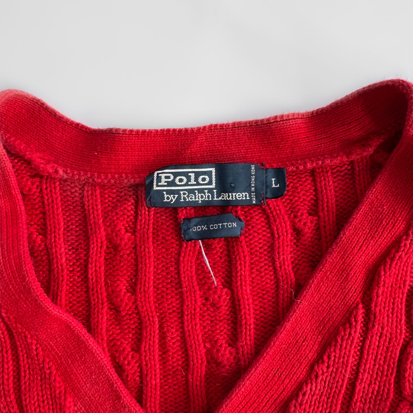 Ralph Lauren Cable Knit Cardigan - Large (mens)
