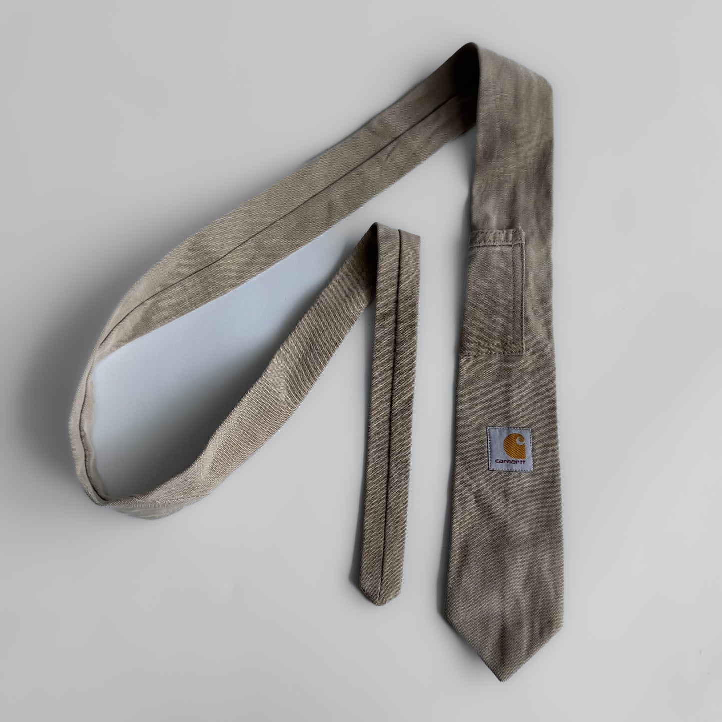 Reworked Carhartt Tie - Beige