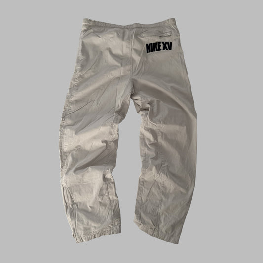 Y2K Nike Wide Leg Striped Track Pants - M