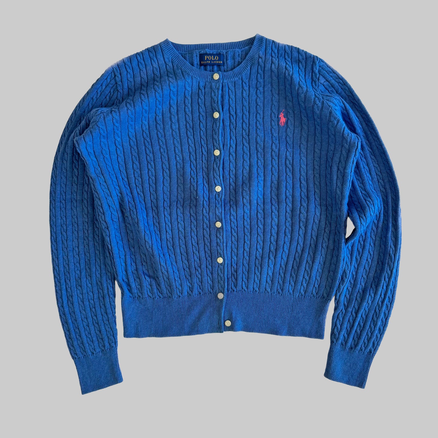 Ralph Lauren Cable Knit Cardigan - Medium