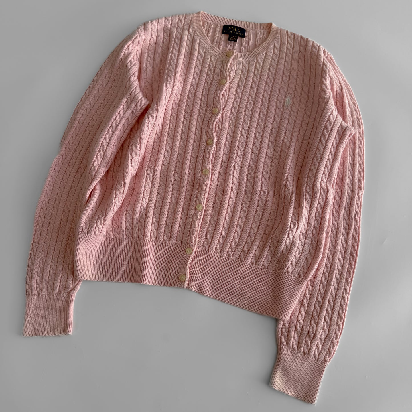 Ralph Lauren Cable Knit Cardigan - Medium