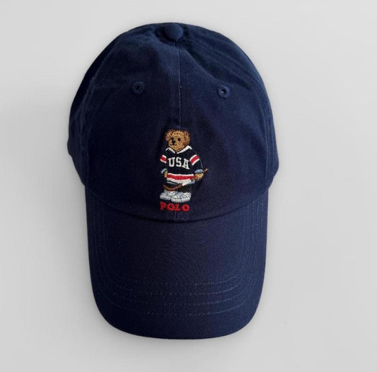 Polo Hockey Bear Cap