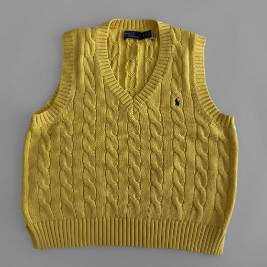 Ralph Lauren Cable Knit Vest - Small