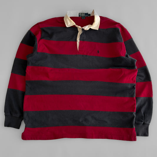 Ralph Lauren Striped Rugby Shirt - Large
