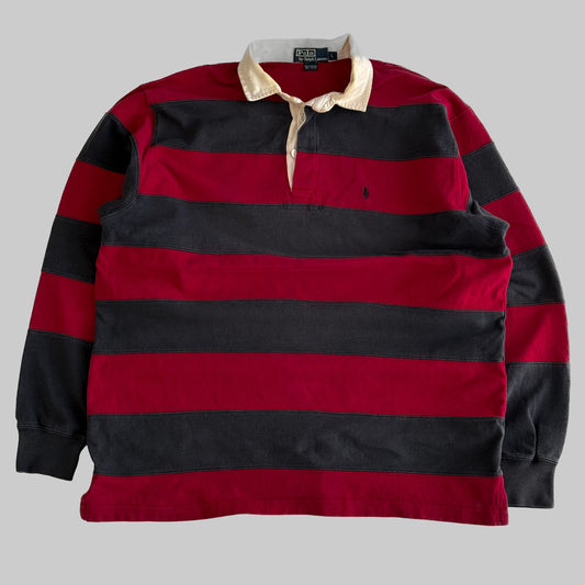 Ralph Lauren Striped Rugby Shirt - Large