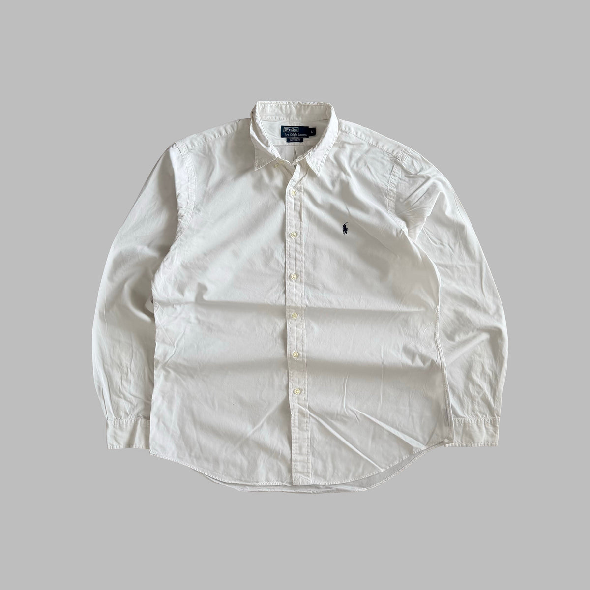 90s Polo Ralph Lauren Cotton Button Up Shirt - L