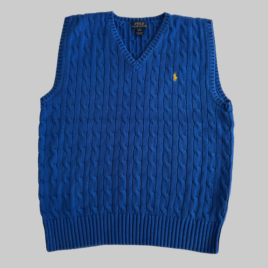 Ralph Lauren Cable Knit Vest - Medium