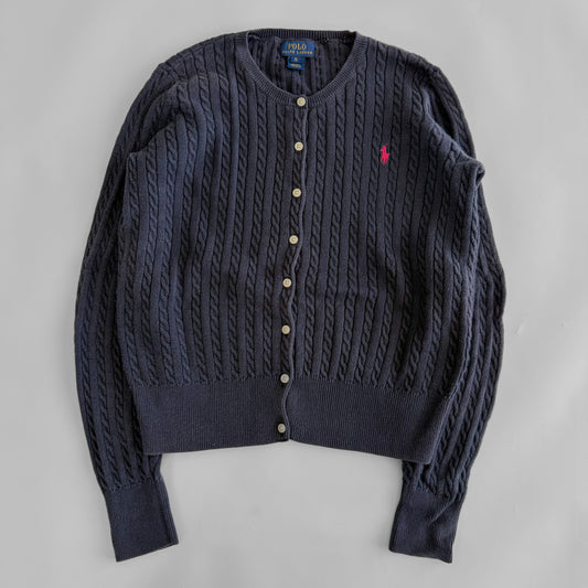 Ralph Lauren Cable Knit Cardigan - Small