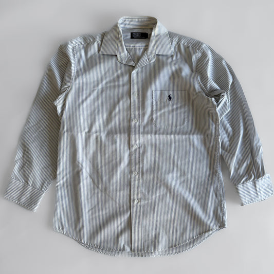 Ralph Lauren Striped Button Up Shirt - Large