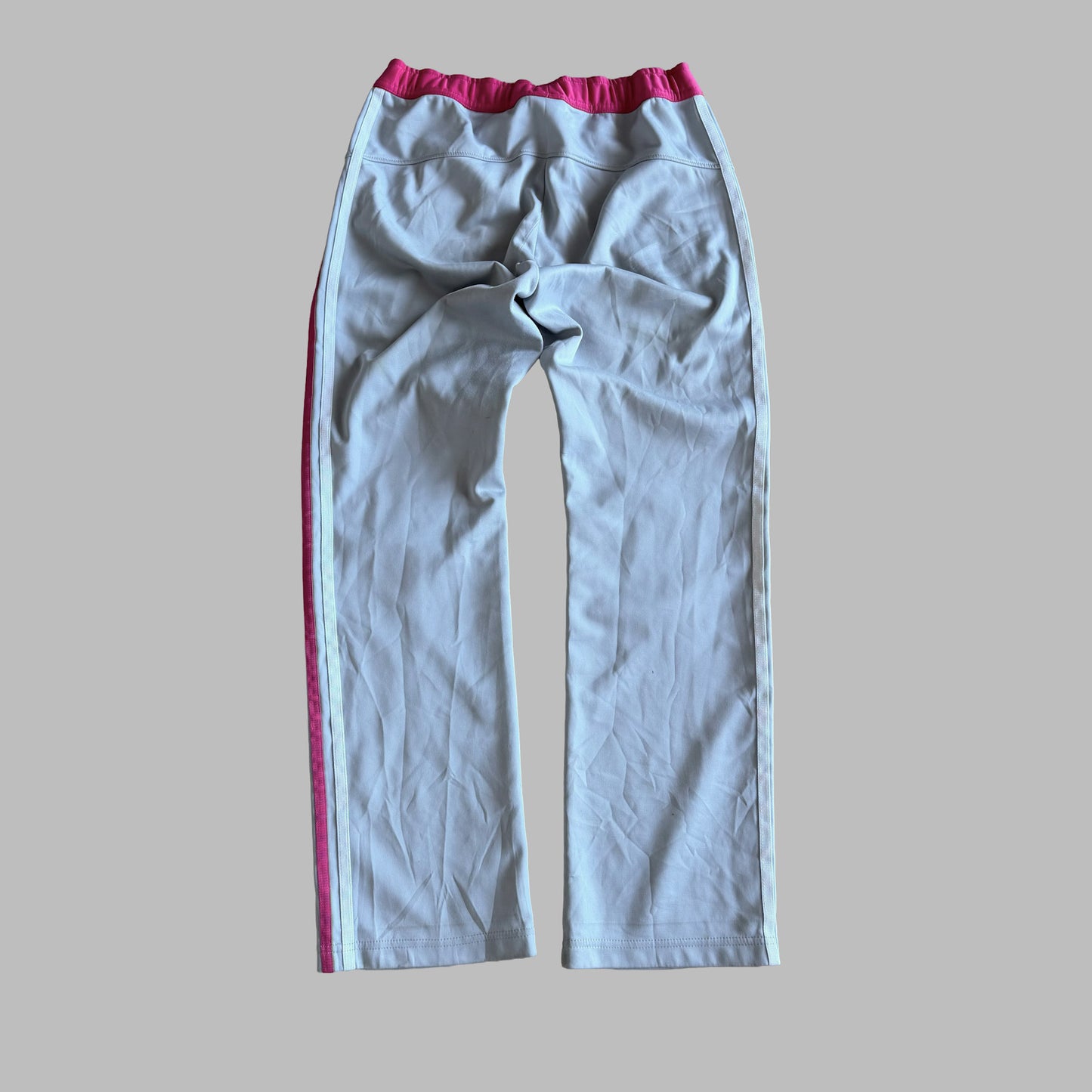 Y2K Adidas Striped Straight Leg Track Pants - S