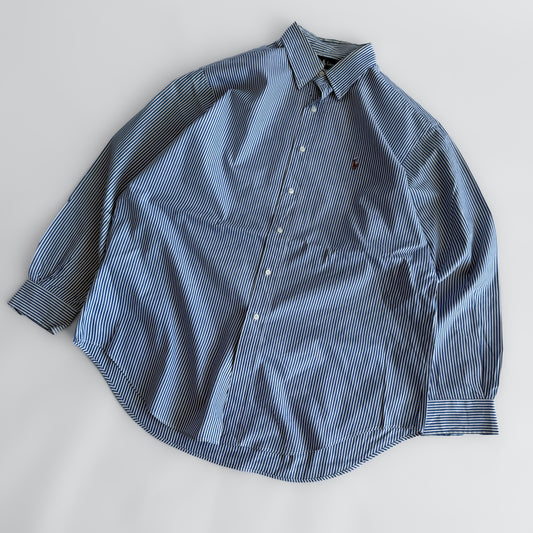 Ralph Lauren Striped Button Up Shirt - Large