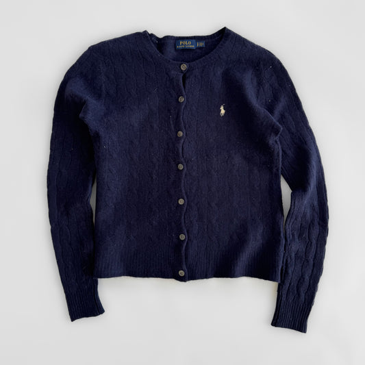 Ralph Lauren Cable Knit Cardigan - Small