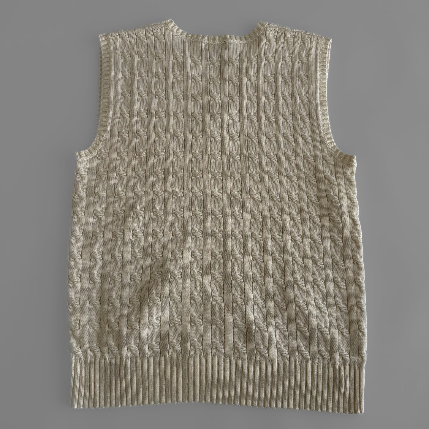 Ralph Lauren Cable Knit Vest - Medium
