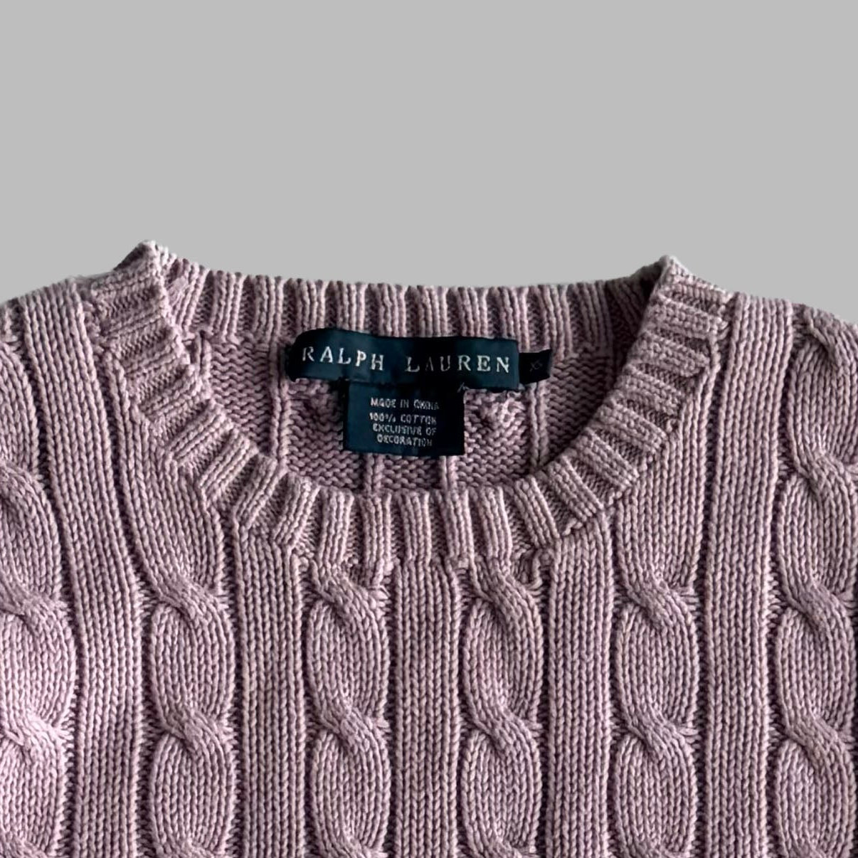 Ralph Lauren Cable Knit - X-Small
