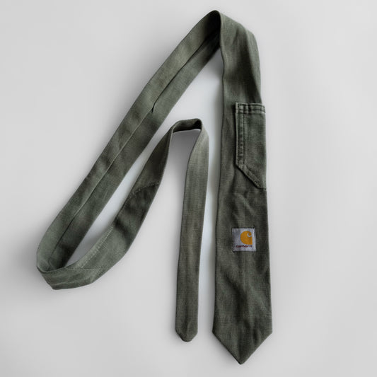Reworked Carhartt Tie - Green