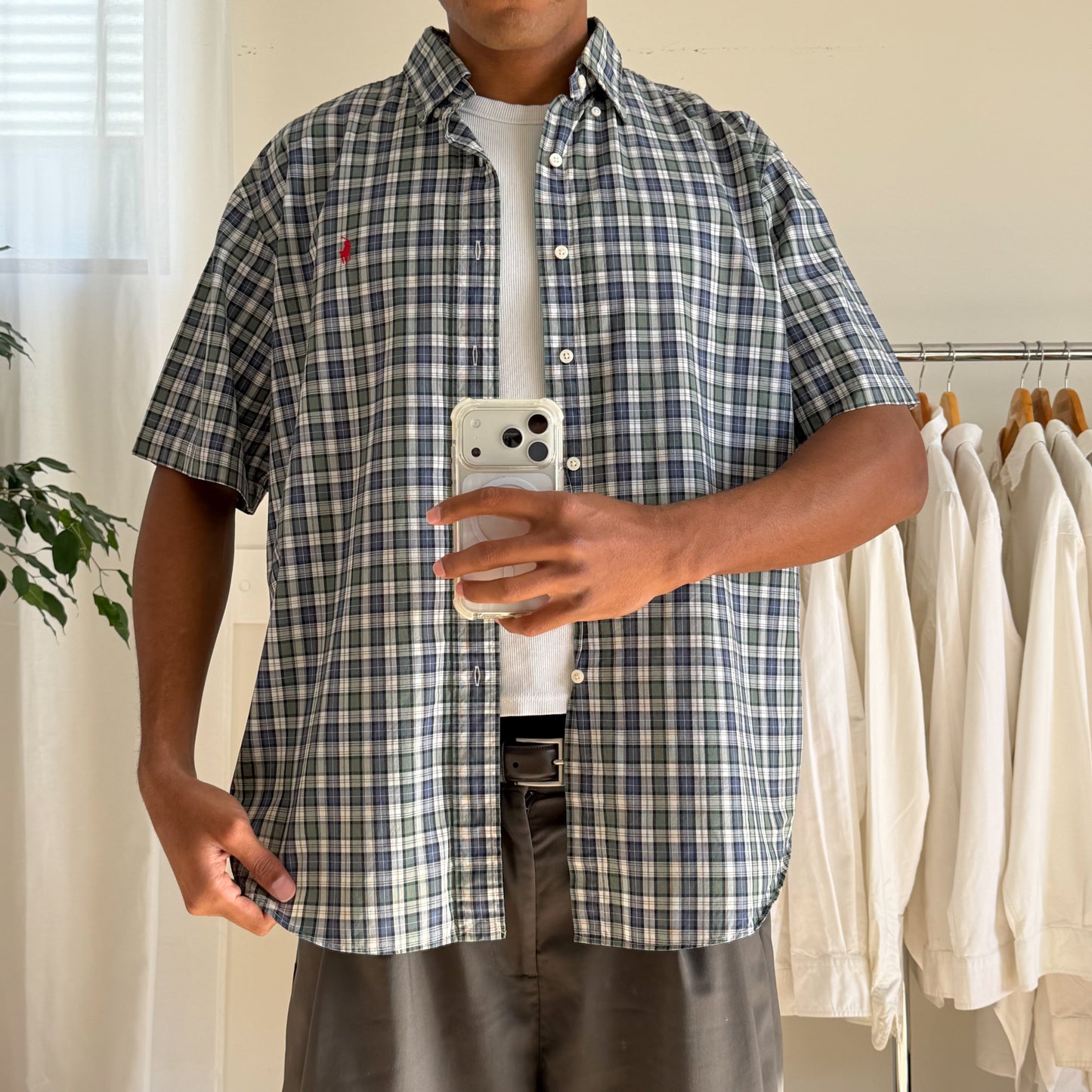 90s Ralph Lauren Button Up Shirt - XL