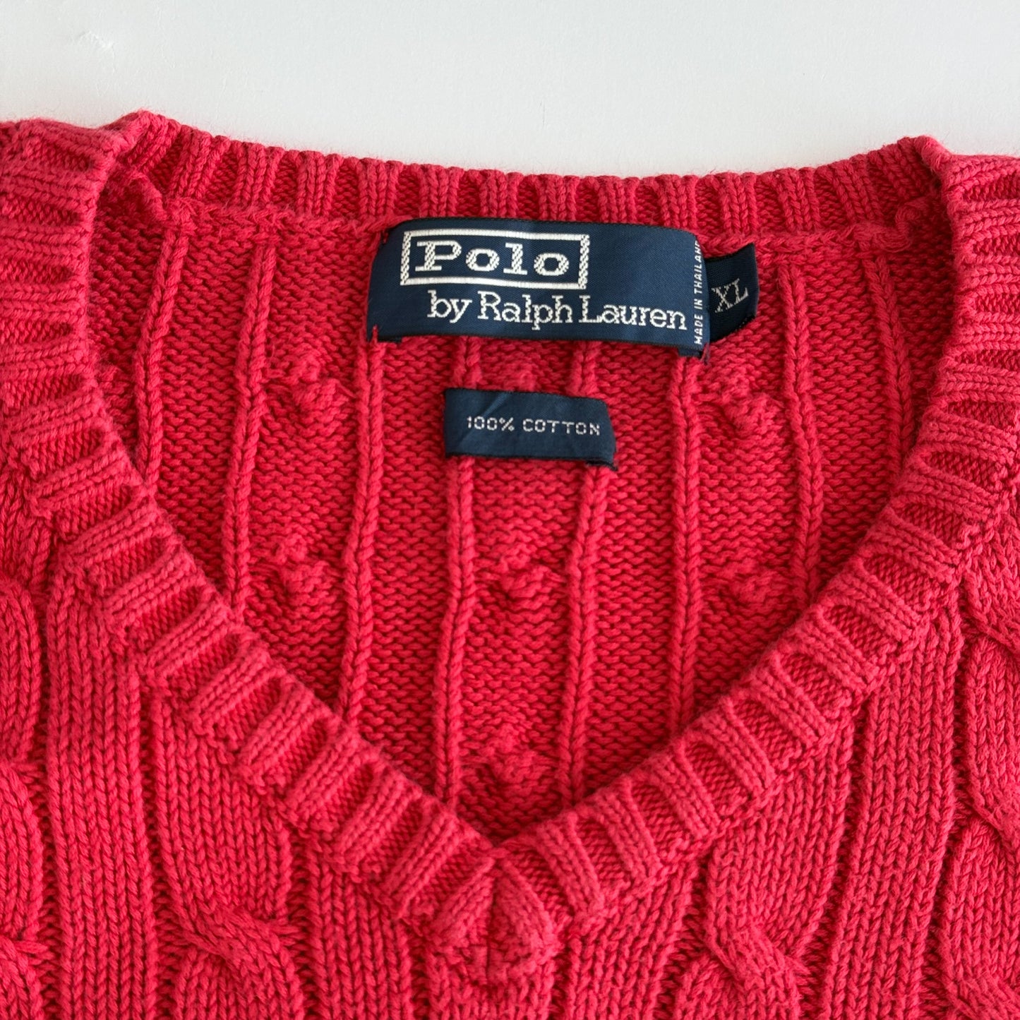Ralph Lauren Cable Knit Vest - XL