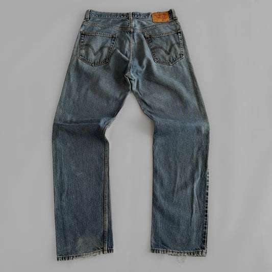 Levis 505 Straight Cut Jeans - 34 X 34