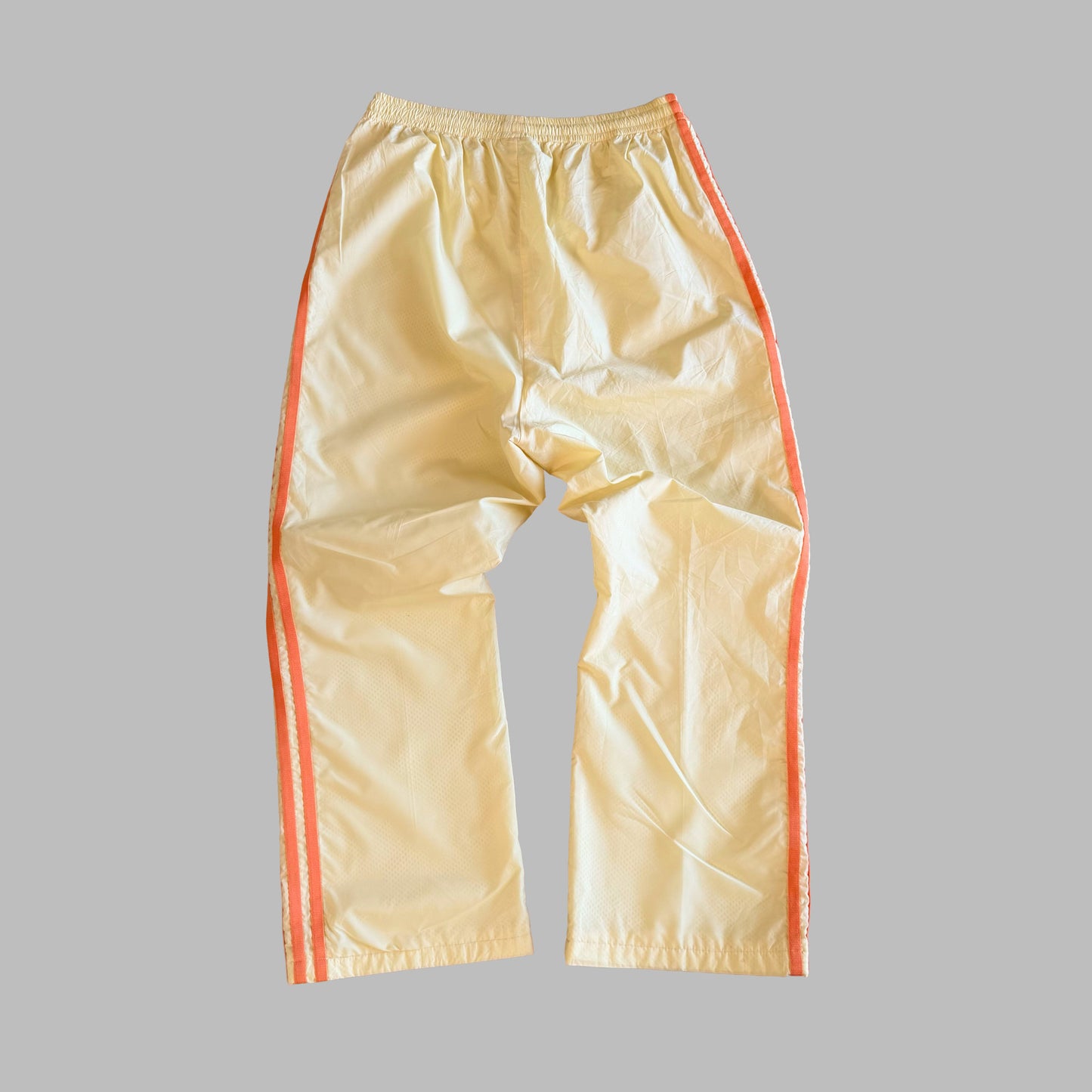 Y2K Adidas Three Stripe Straight Leg Track Pants - S