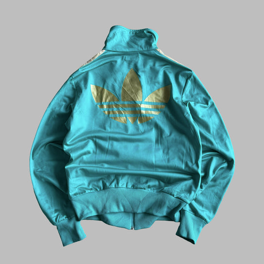 90s Adidas Three Stripe Track Jacket - S