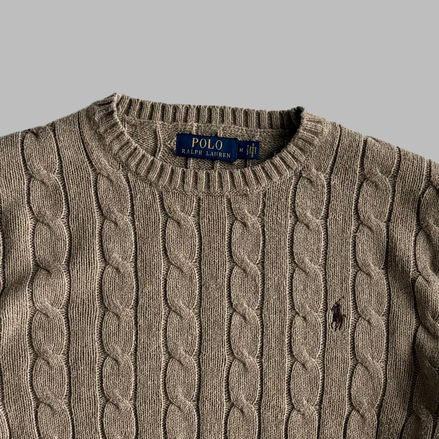 Ralph Lauren Cable Knit - Large
