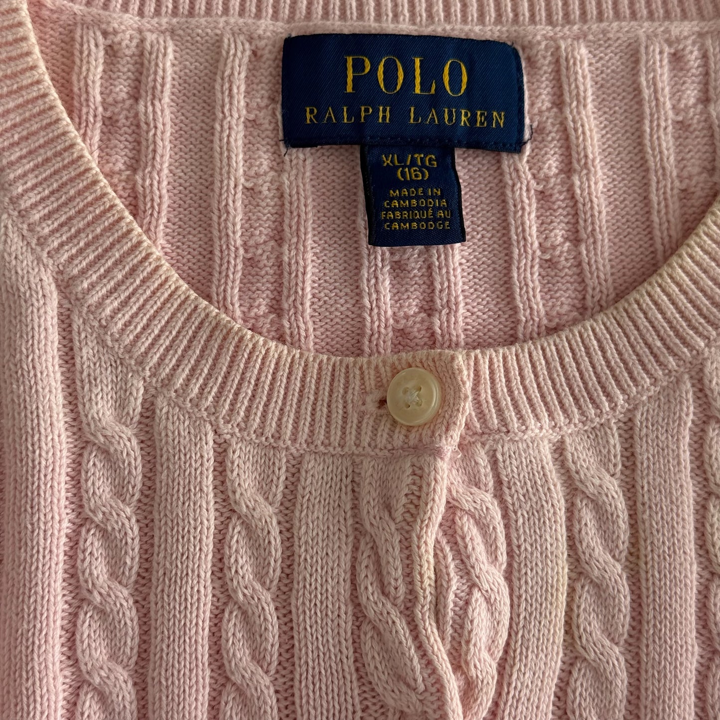 Ralph Lauren Cable Knit Cardigan - XS