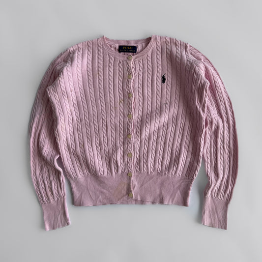 Ralph Lauren Cable Knit Cardigan - Small