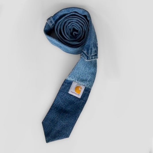 Reworked Carhartt Tie - Denim
