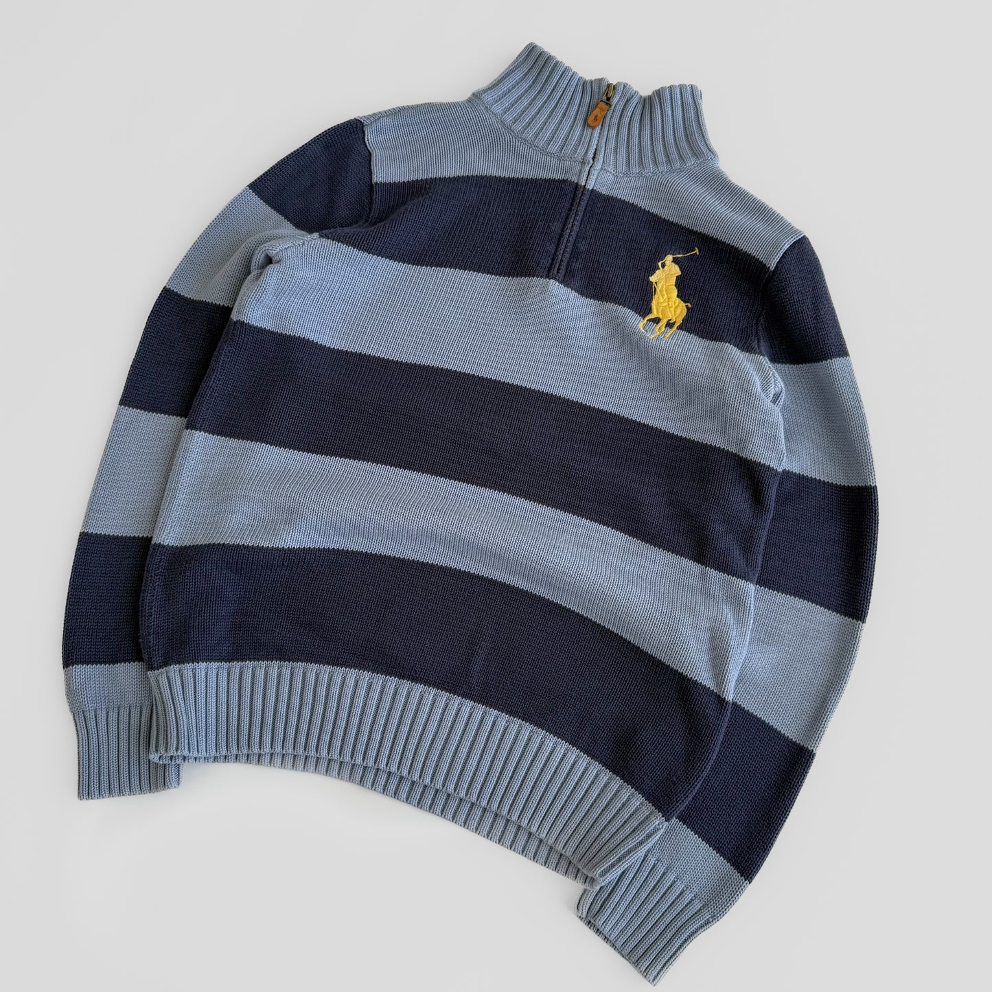 Ralph Lauren Striped Quarter Zip - Medium