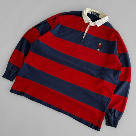 Ralph Lauren Bear Rugby Shirt - Large