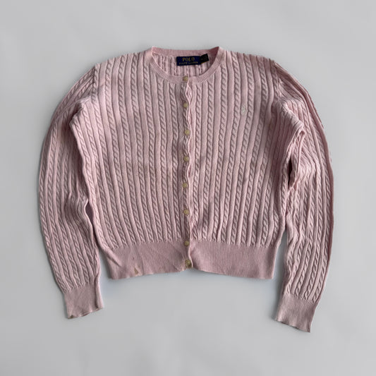 Ralph Lauren Cable Knit Cardigan - Small