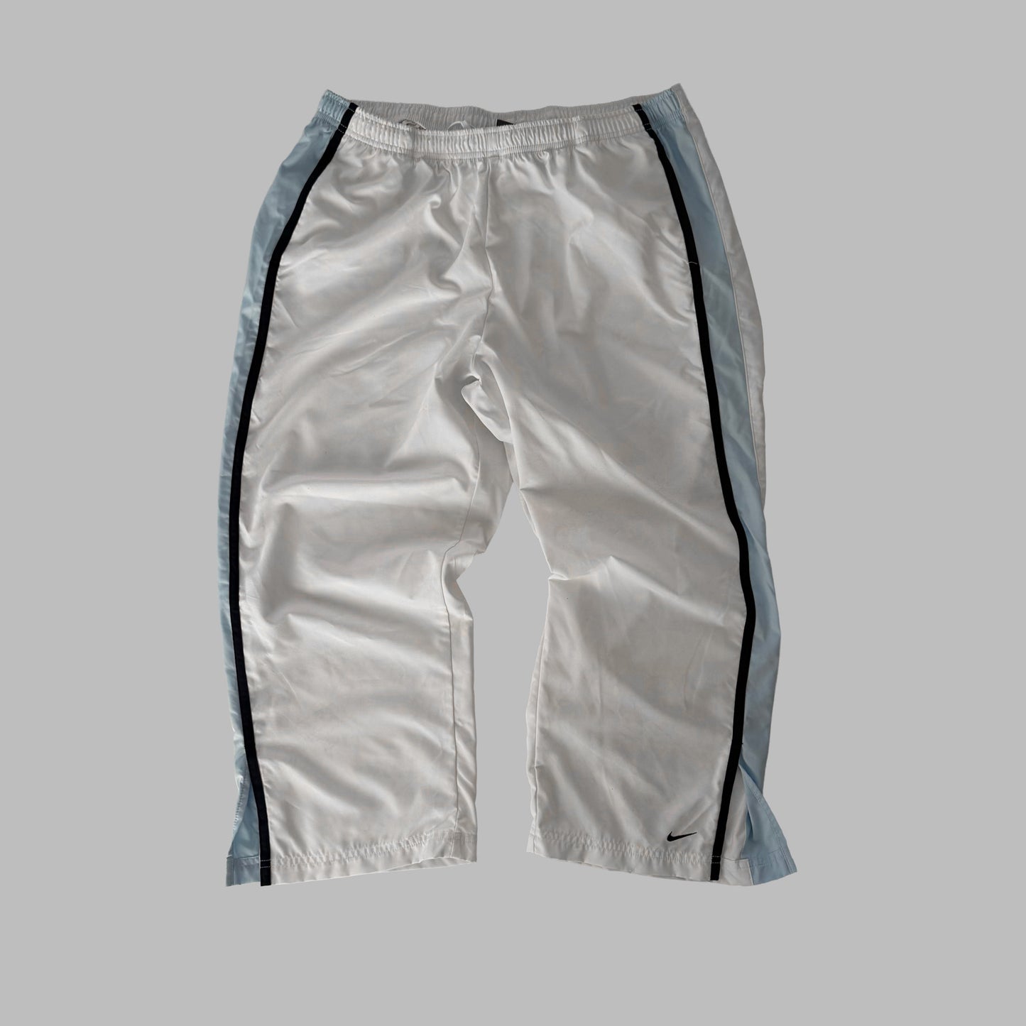 Y2K Nike Wide Leg Three Quarter Track Pants - XL