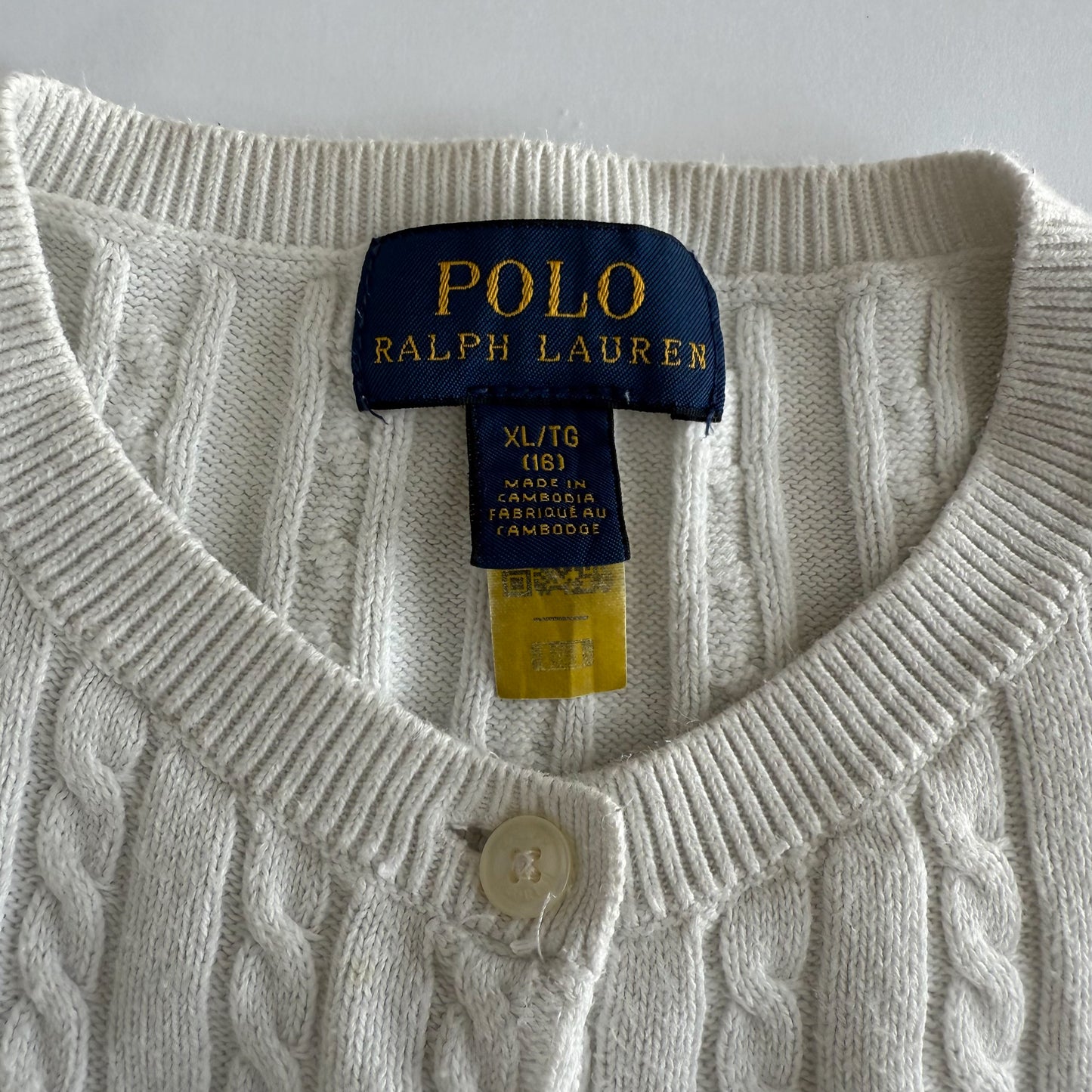 Ralph Lauren Cable Knit Cardigan - Medium
