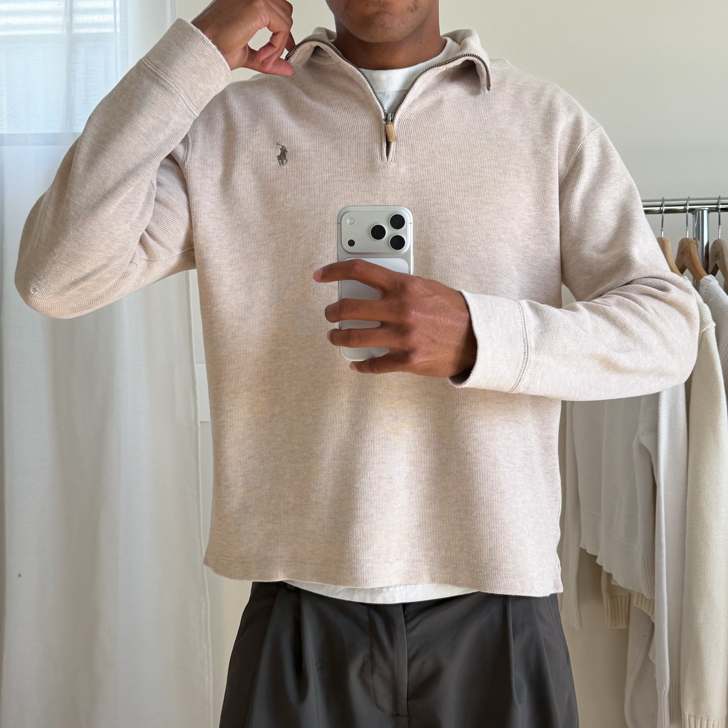 90s Ralph Lauren Quarter Zip - Large