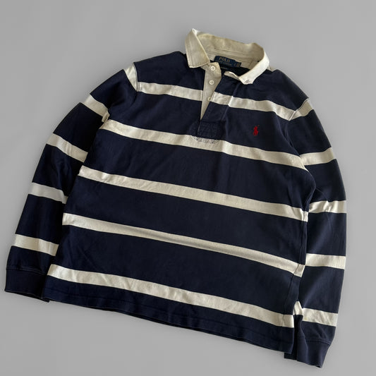 Ralph Lauren Striped Rugby Shirt - Large
