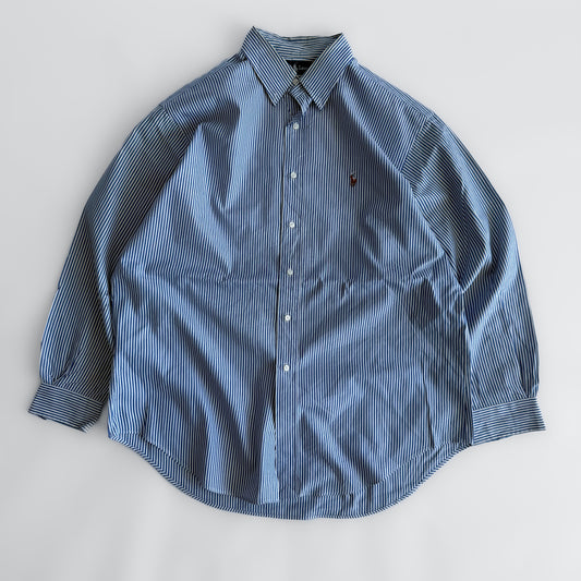 Ralph Lauren Striped Button Up Shirt - Large