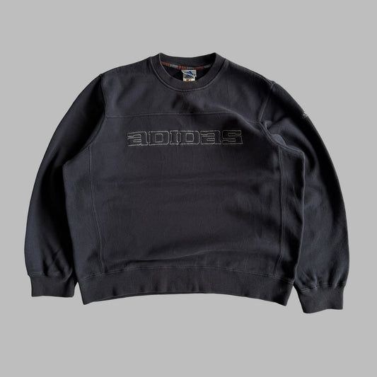 90s Adidas Spell Out Sweatshirt - Medium